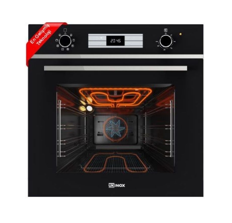 Ukinox Smart 8800 B Siyah Fırın