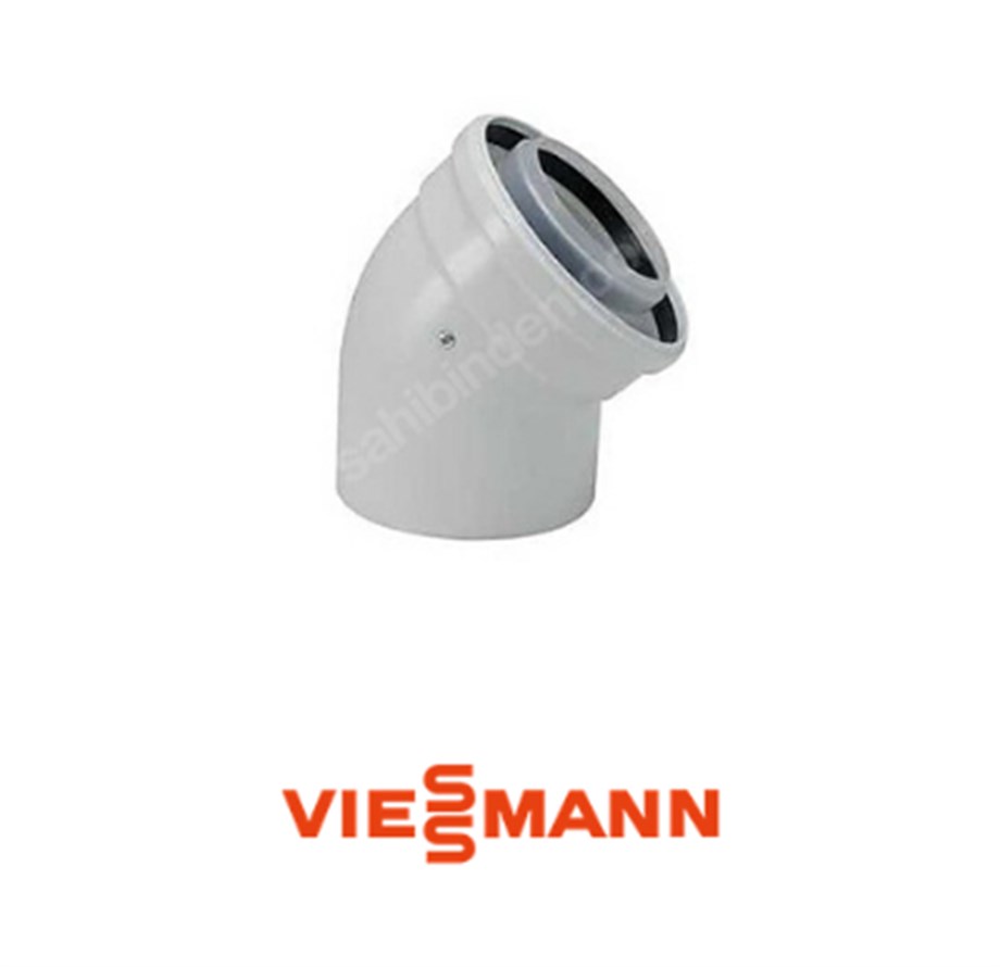 Viessmann 45 Derece Yoğuşmalı Baca  Dirseği