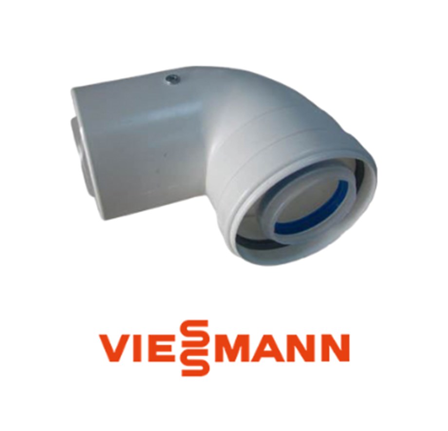 Viessmann 90 Derece Yoğuşmalı Baca  Dirseği