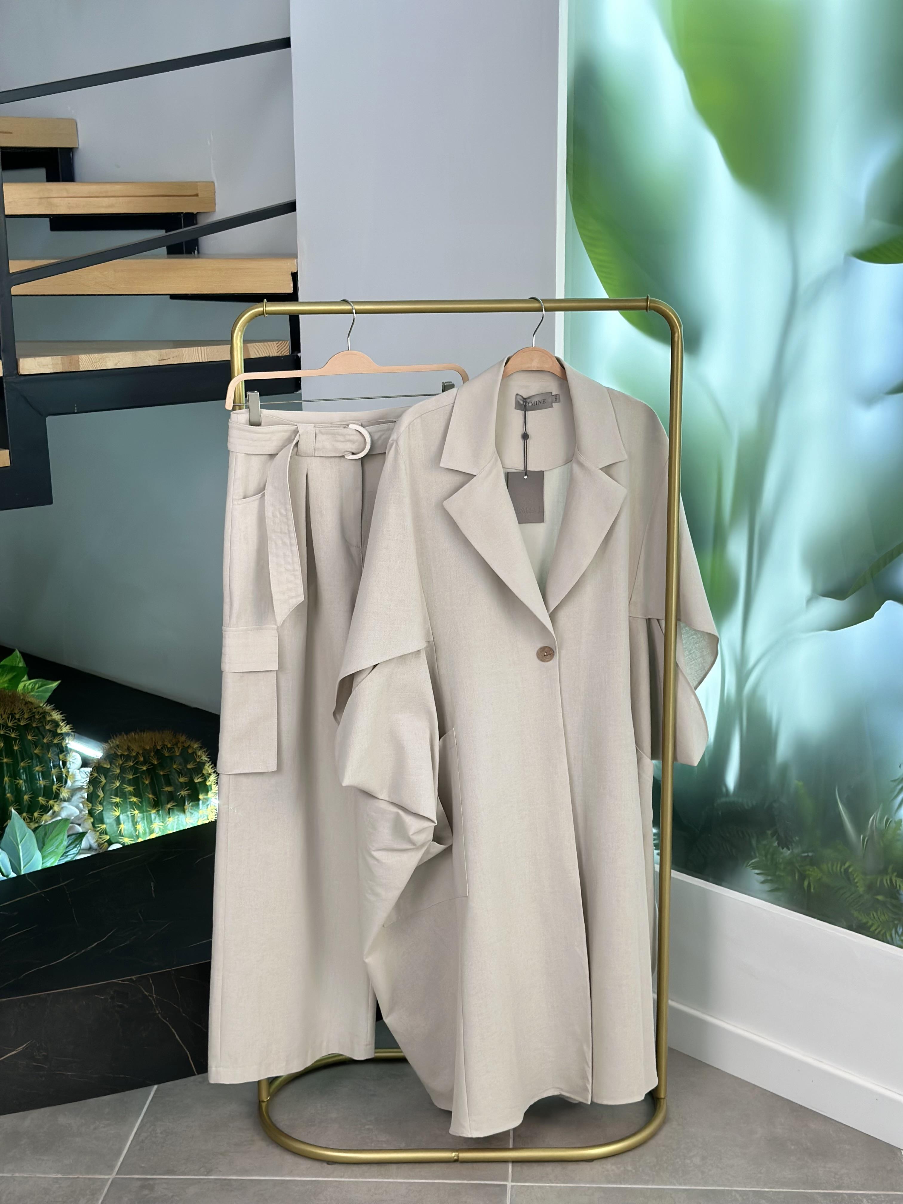 Armine Collection Körük Cepli Pantolon 25Y2823 Taş 