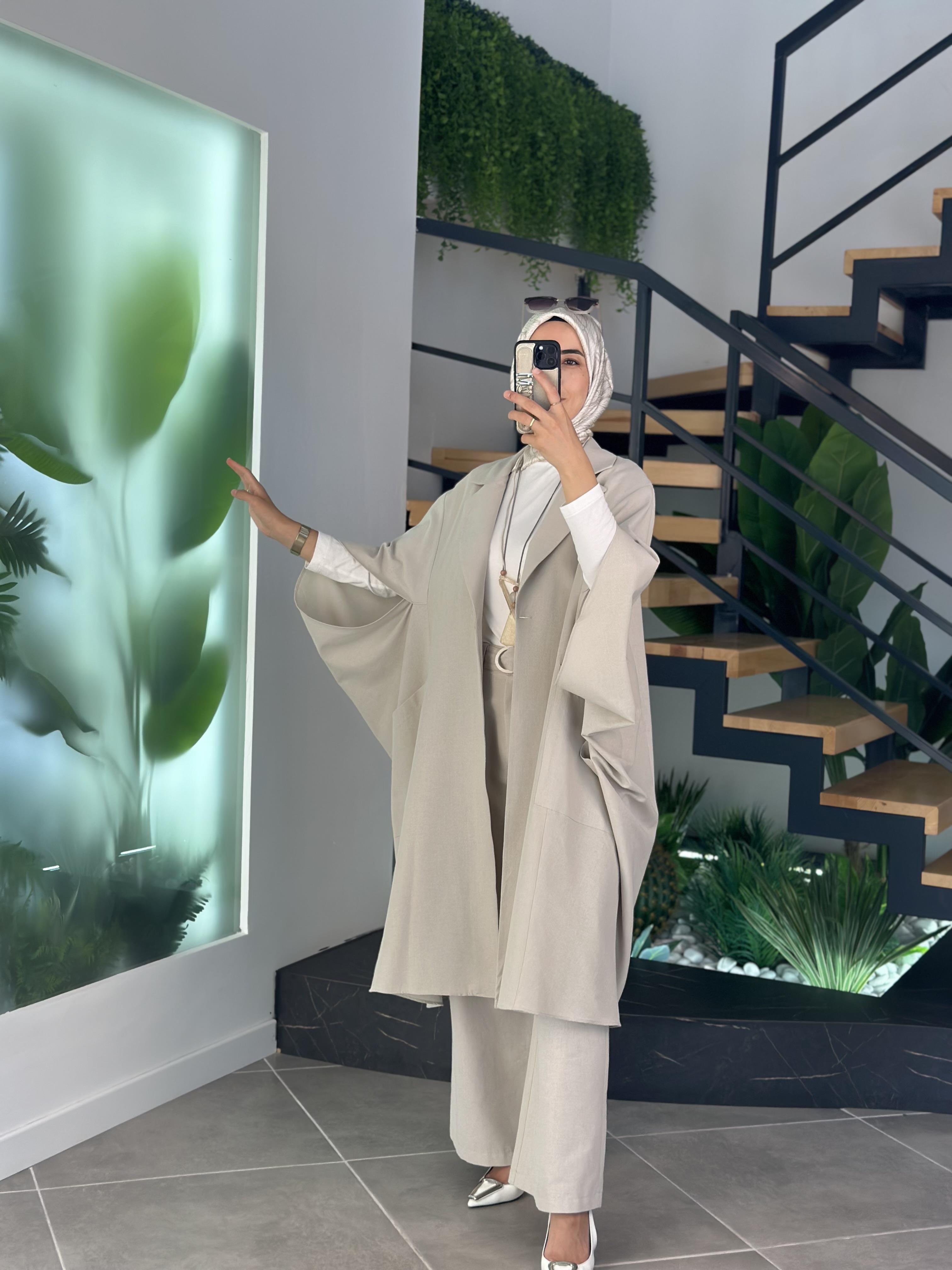 Armine Collection Körük Cepli Pantolon 25Y2823 Taş 