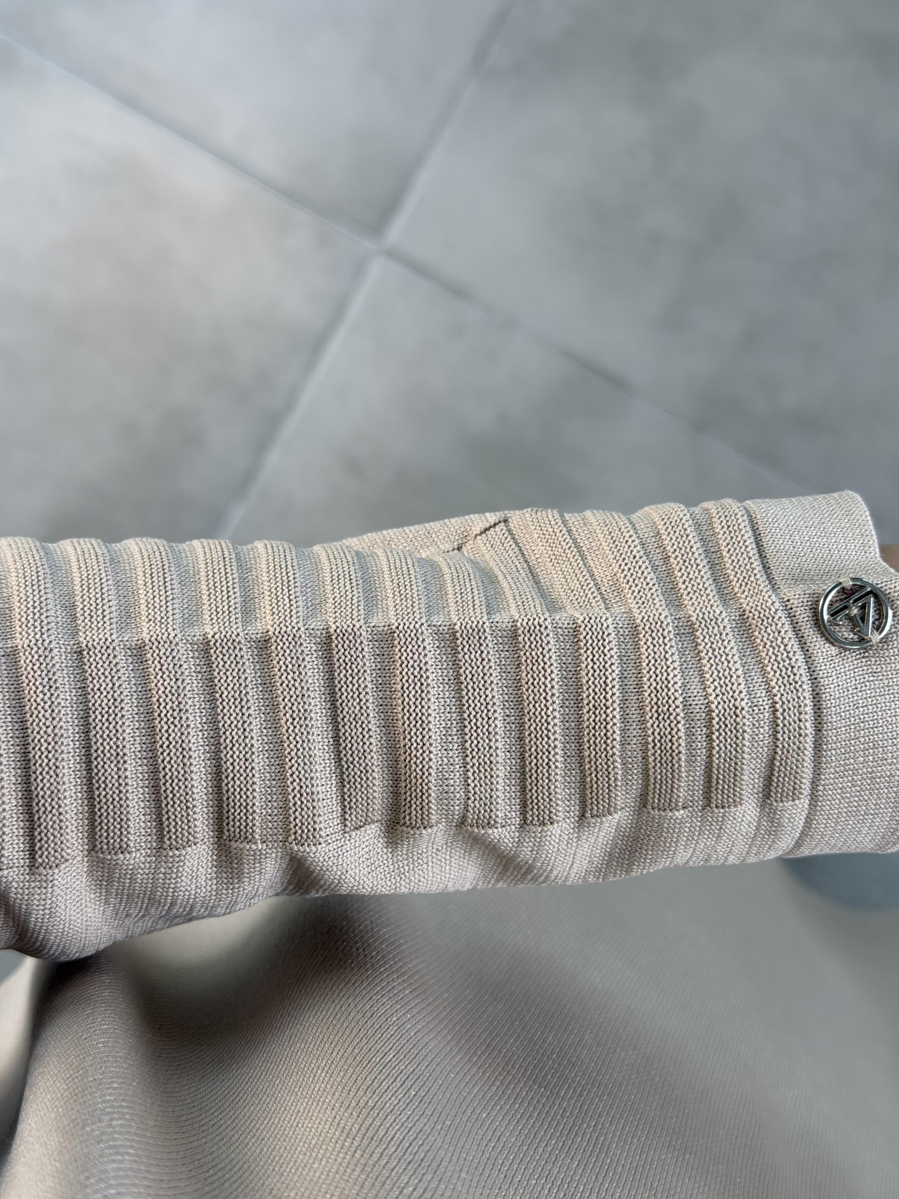 Armine Trend Çizgi Detaylı Triko 25 YTD4117 Koyu Taş