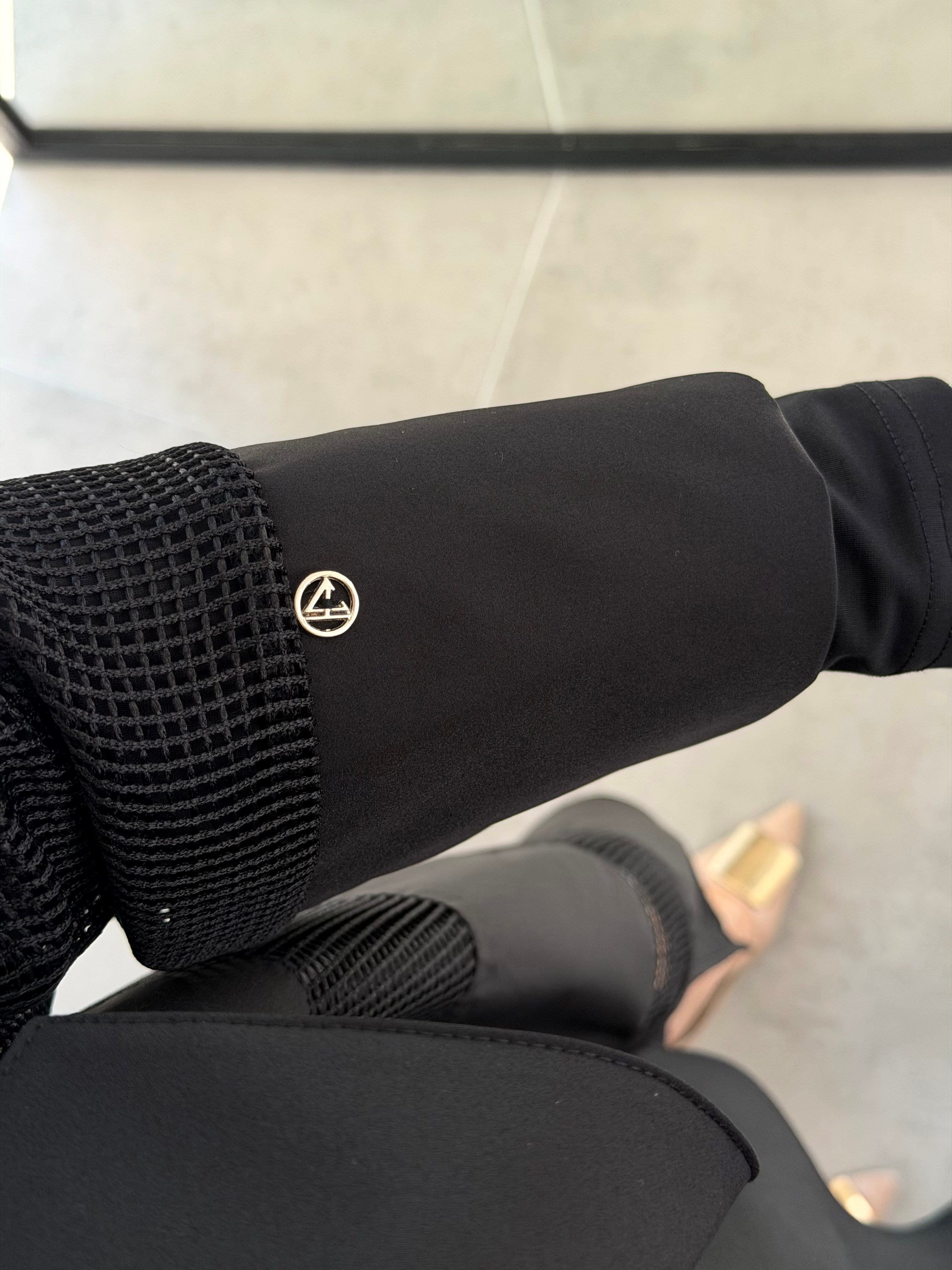 Armine Trend File Ve Kuş Gözü Detaylı İkili Takım 26Yt669 Siyah