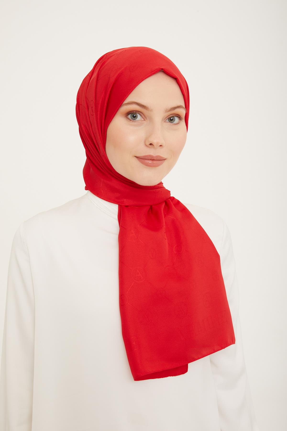 Armine Trend İnci Monogram Şal 2