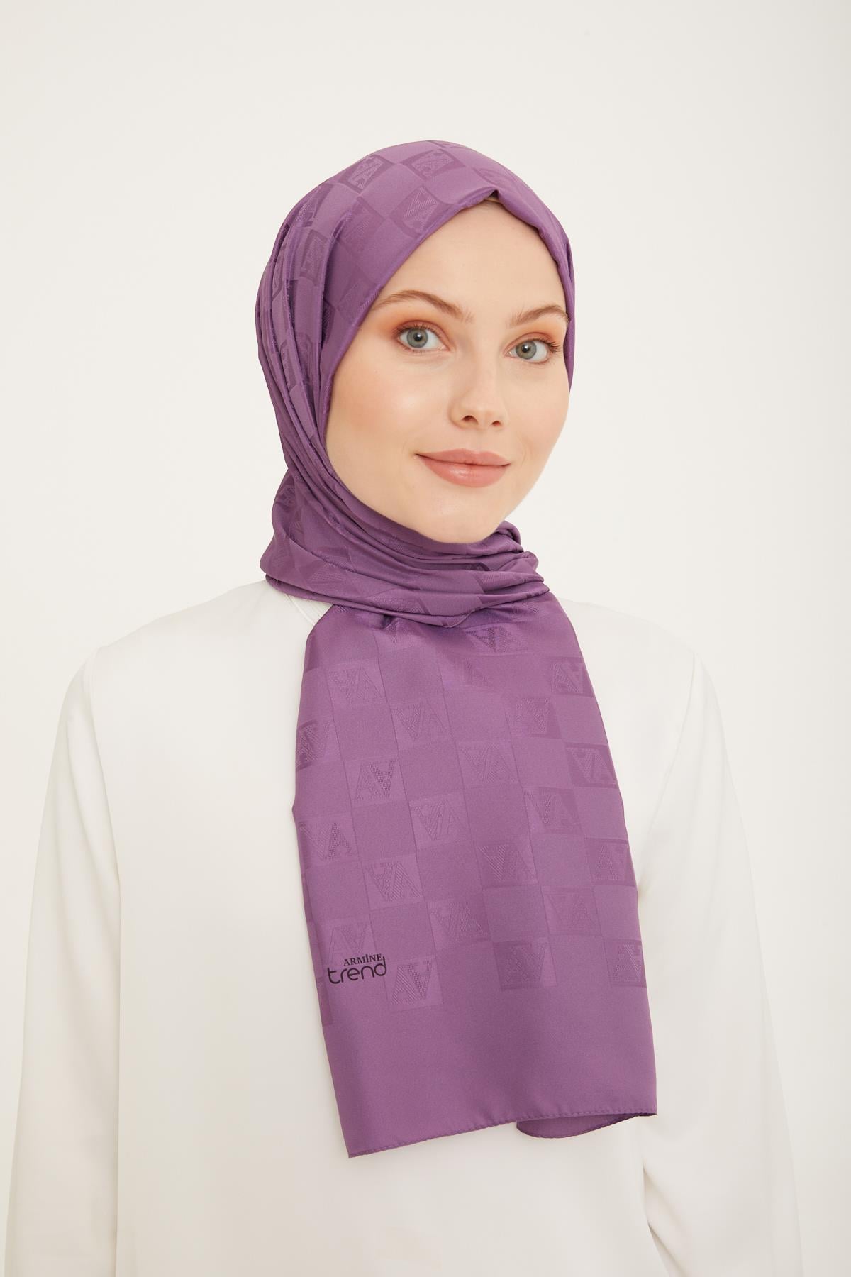 Armine Trend İnci Monogram Şal 3