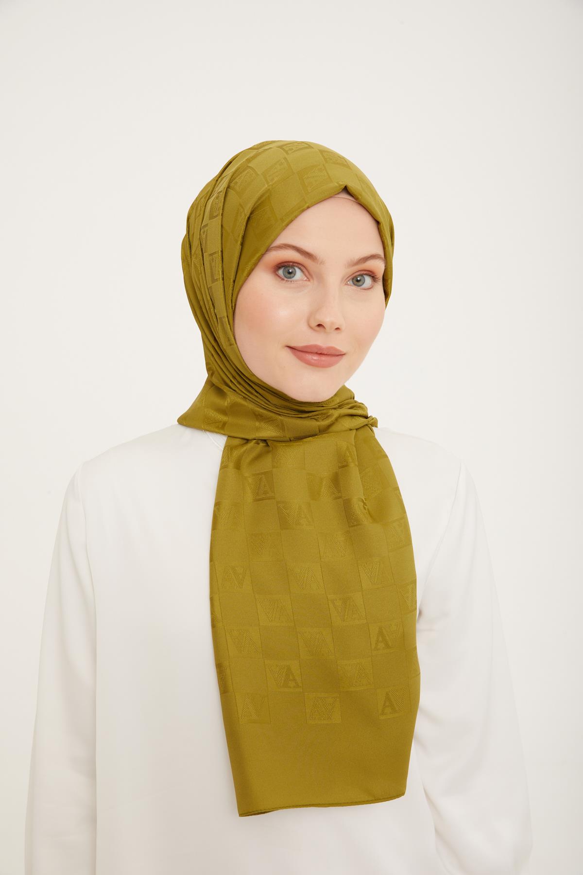 Armine Trend İnci Monogram Şal 3