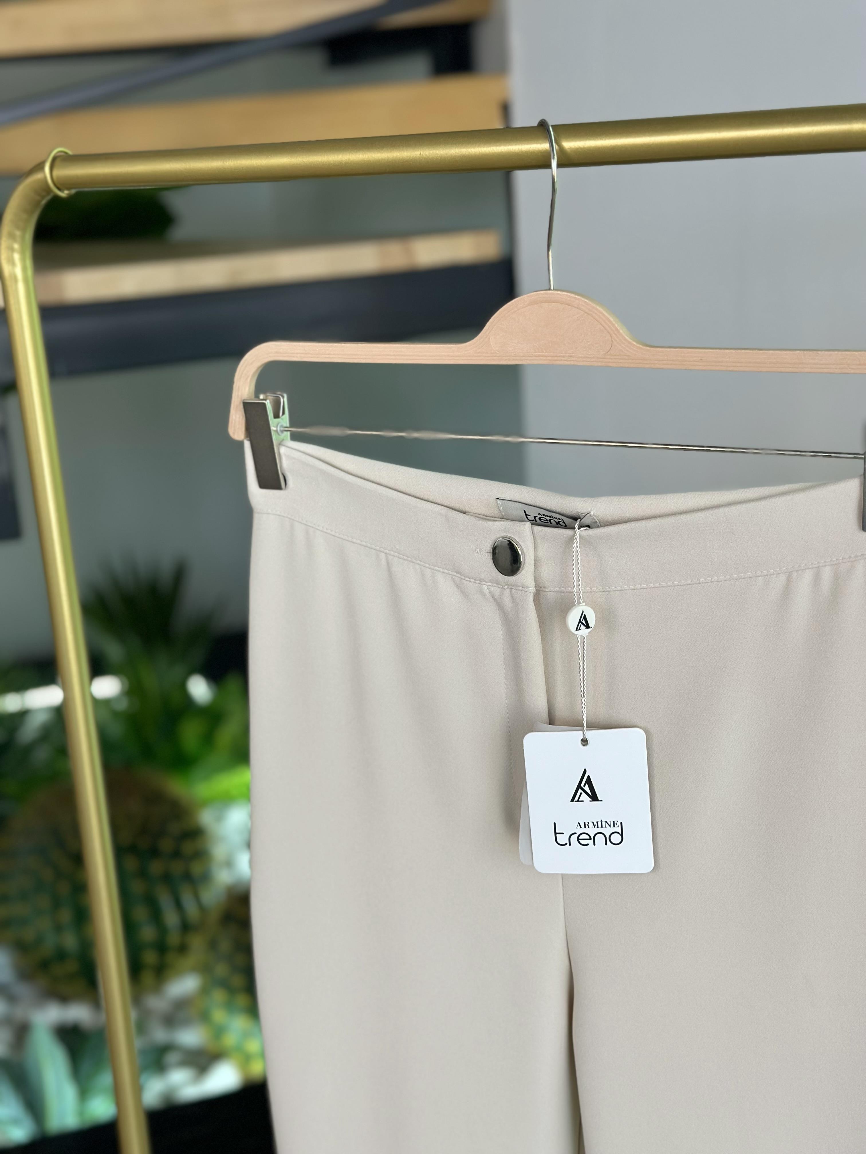 Armine Trend İspanyol Paça Pantolon 25KT204 Bej