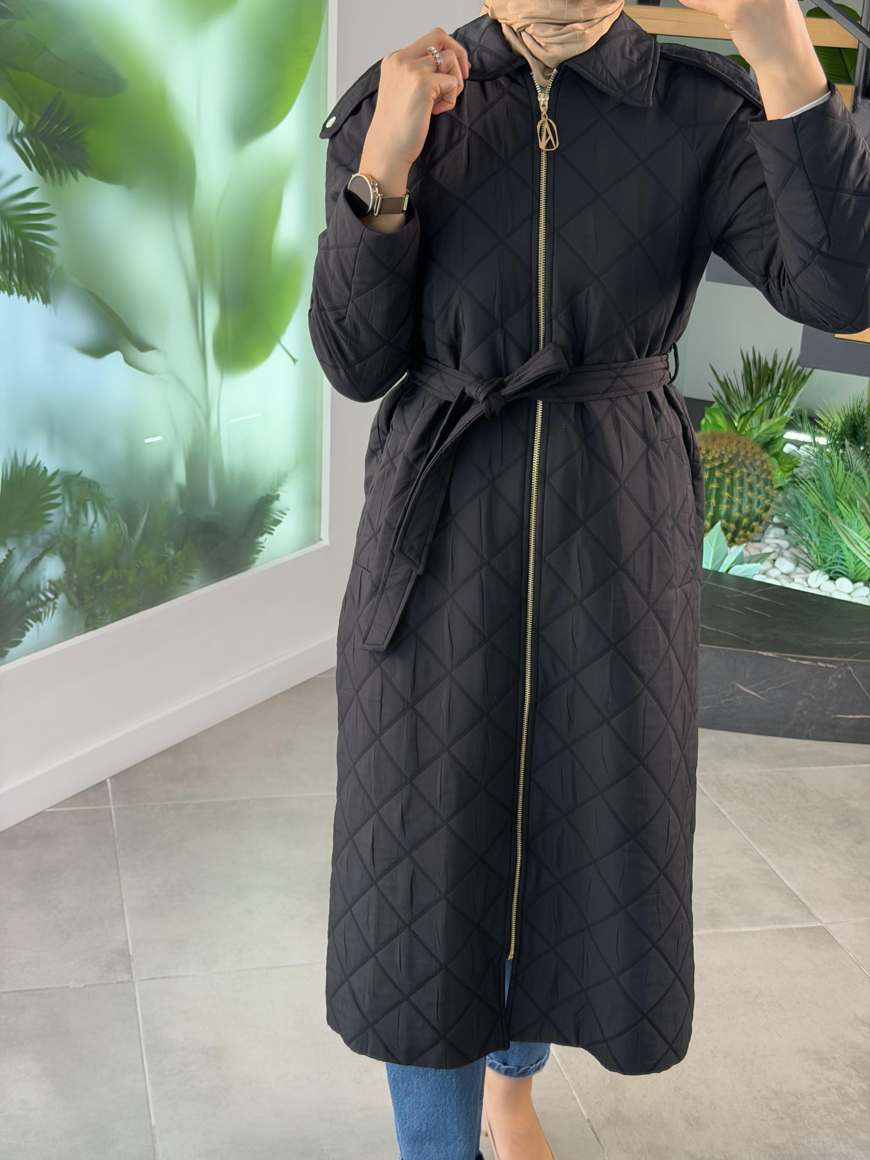 Armine Trend Kapitone Dikişli Giyçık 26YT529 Siyah