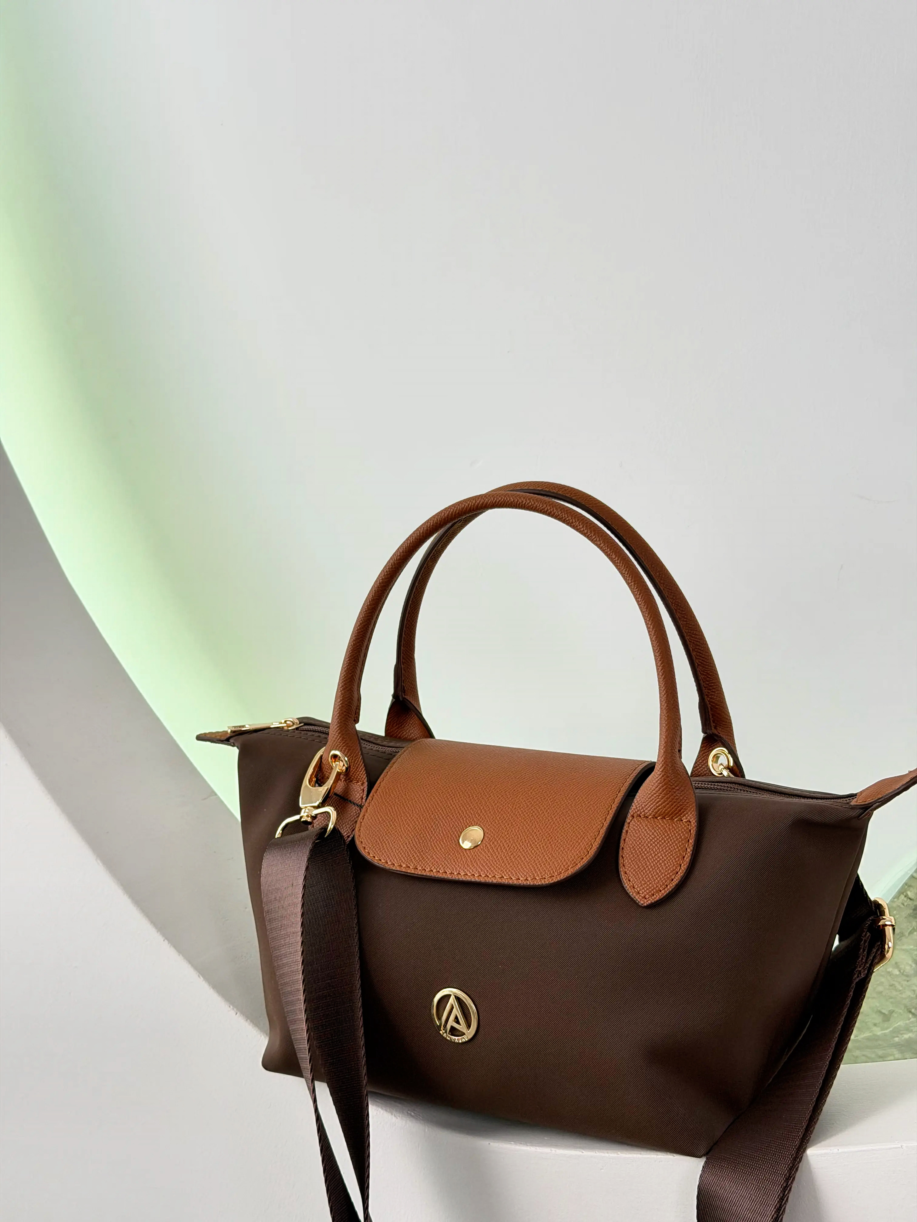 Armine Trend Kolon Askılı Çanta ARM174 Kahverengi