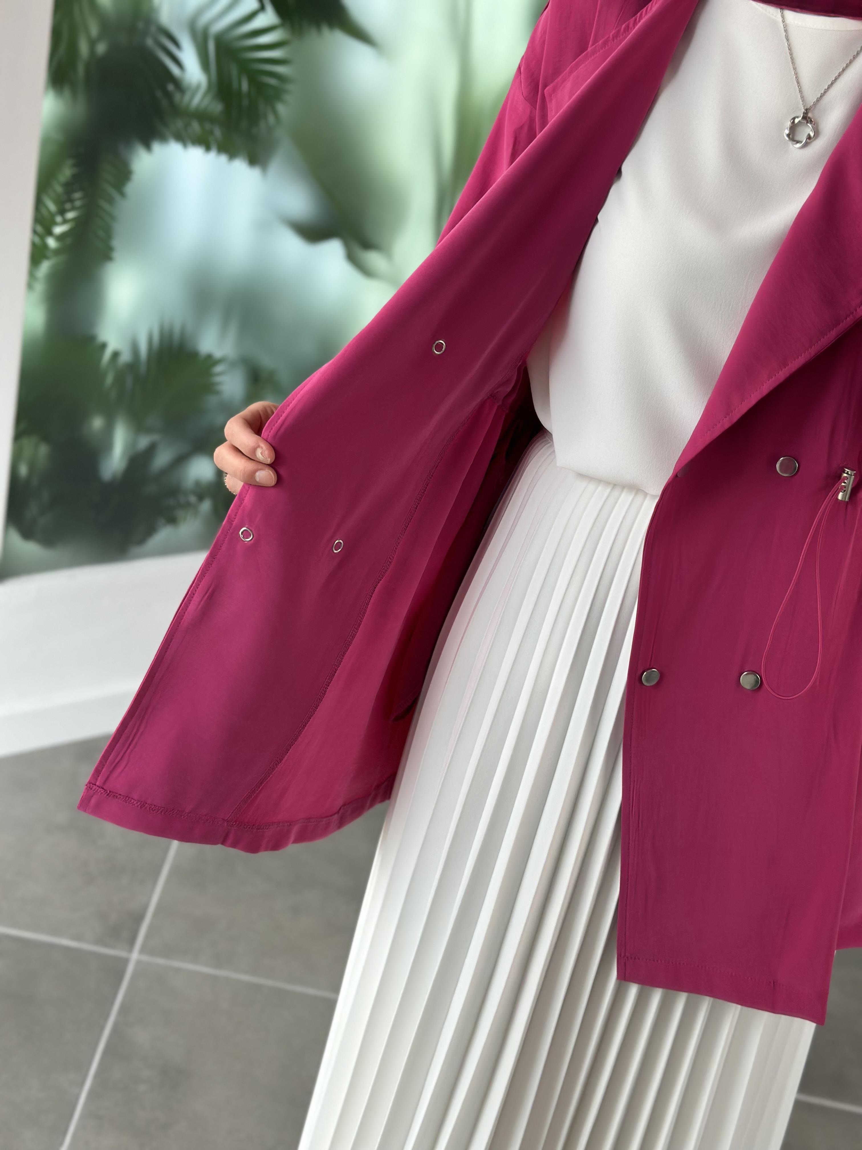 Ekru Renk Beli Lastikli Piliseli Etek