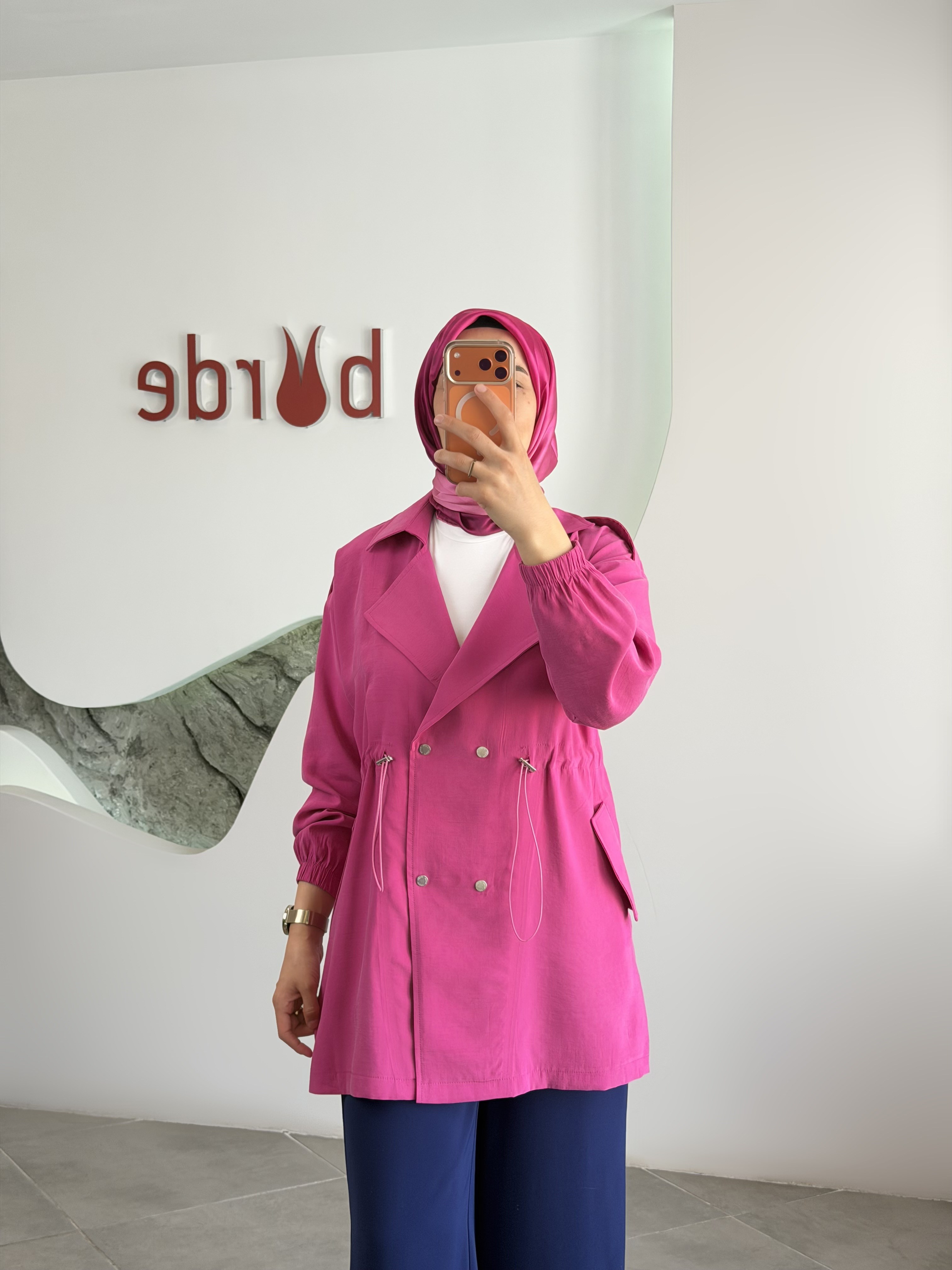 Beli Tünelli Bomber Ceket