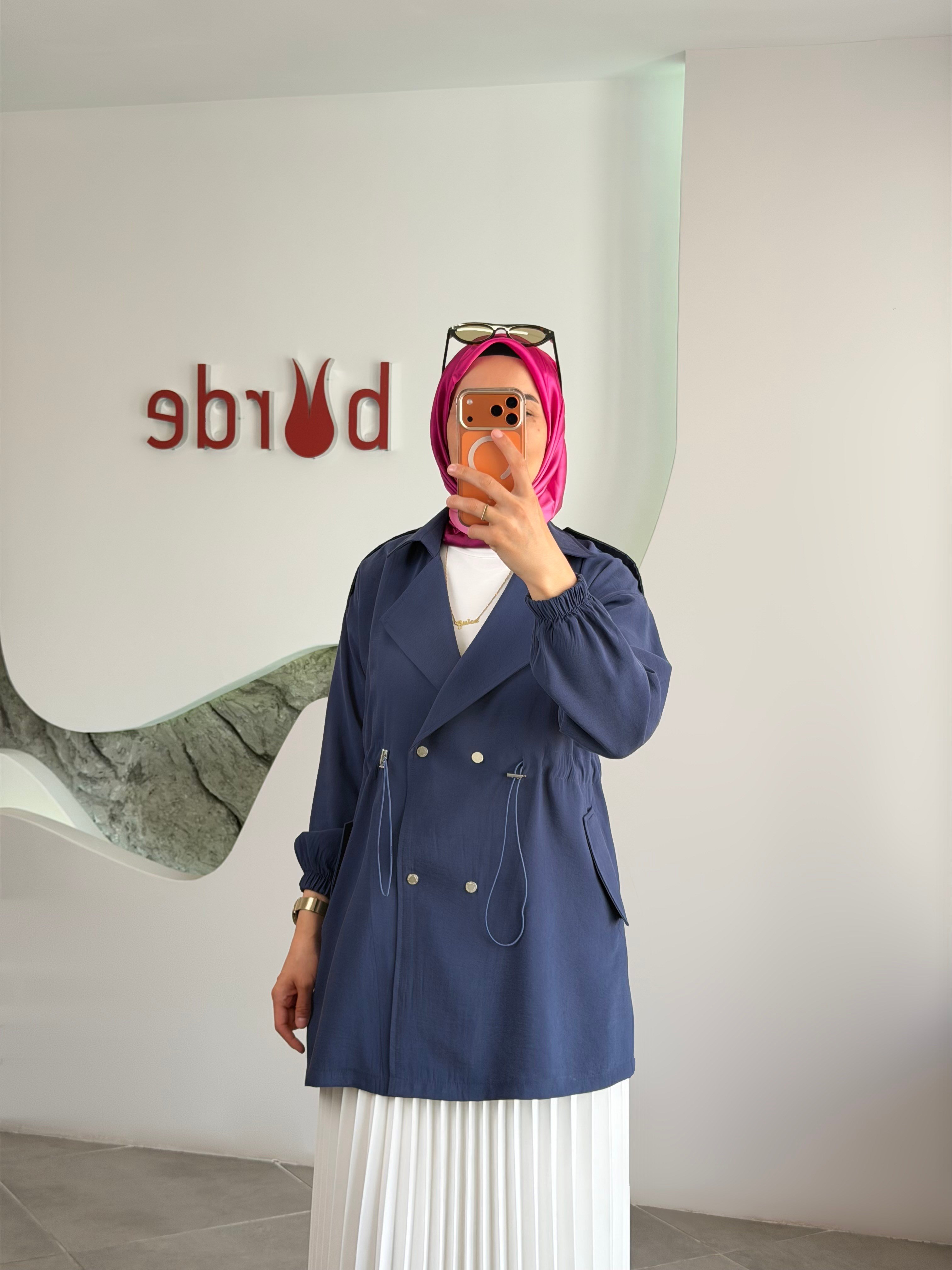 Beli Tünelli Bomber Ceket