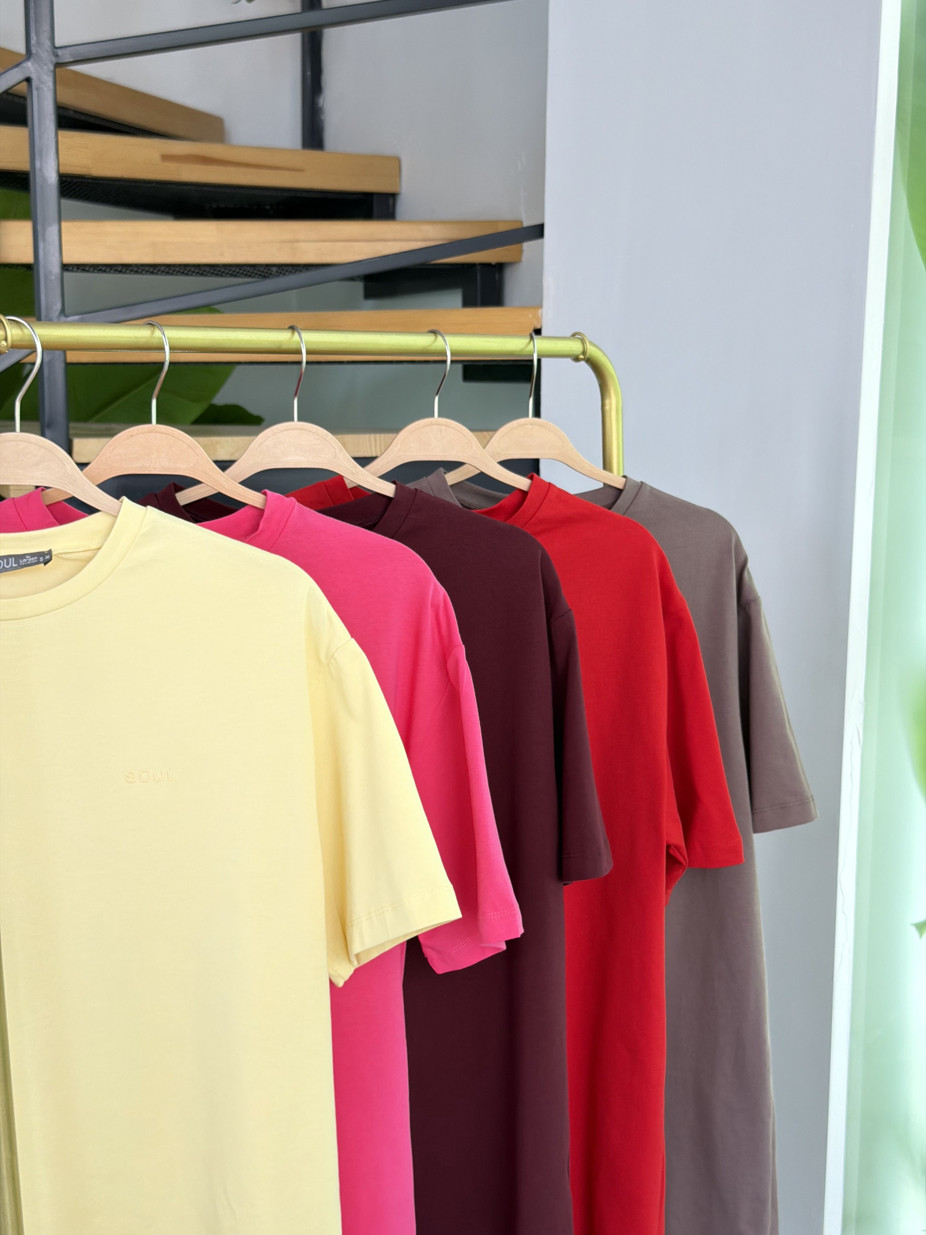 Kırmızı Renk Kısa Kollu Basic Tshirt
