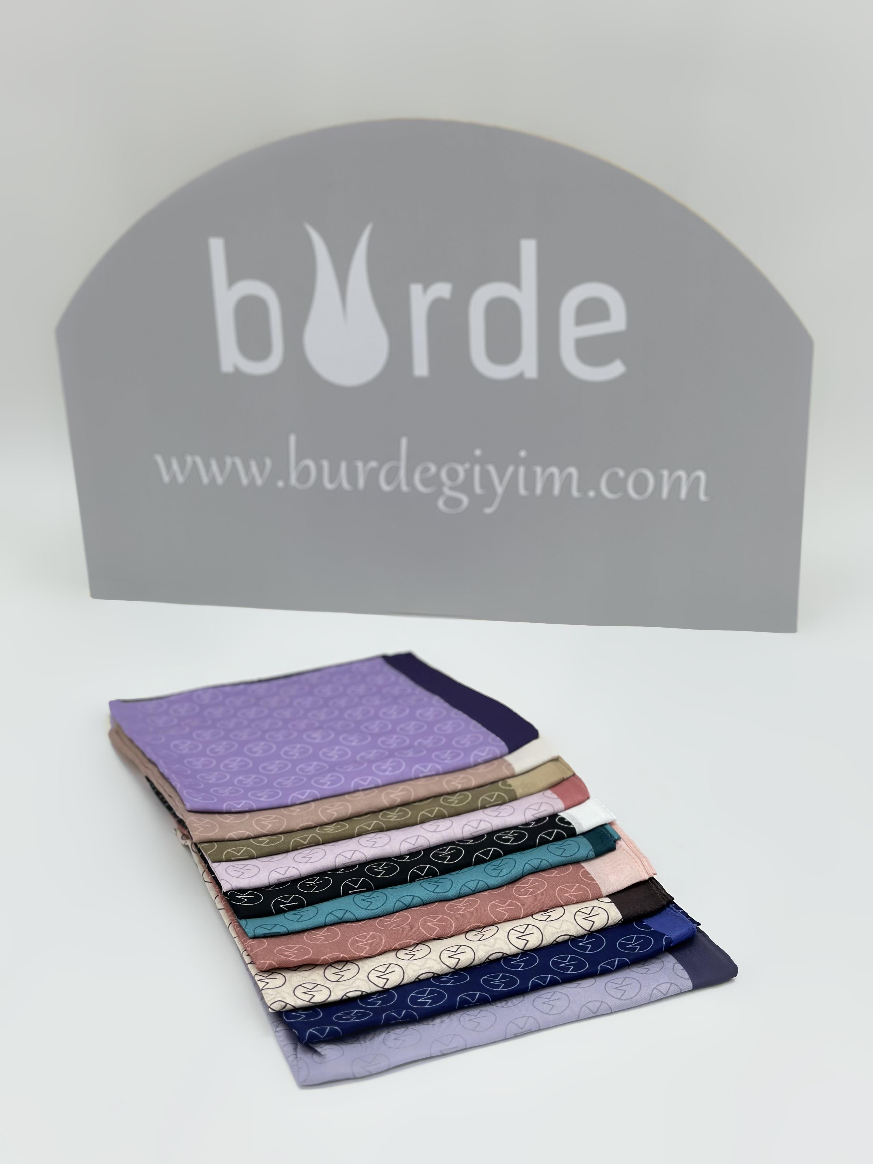 MK Logo Pamuk Eşarp