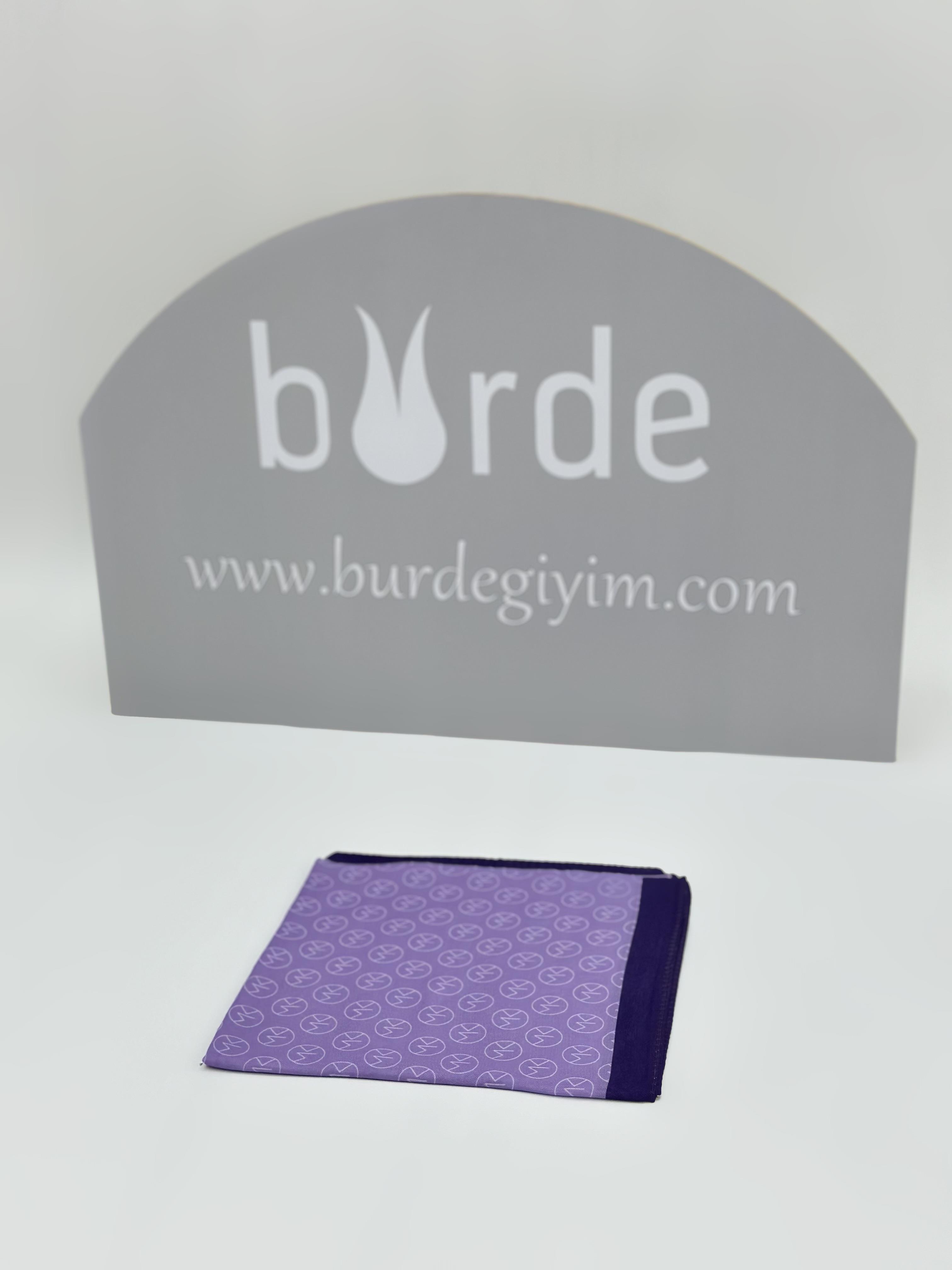 MK Logo Pamuk Eşarp