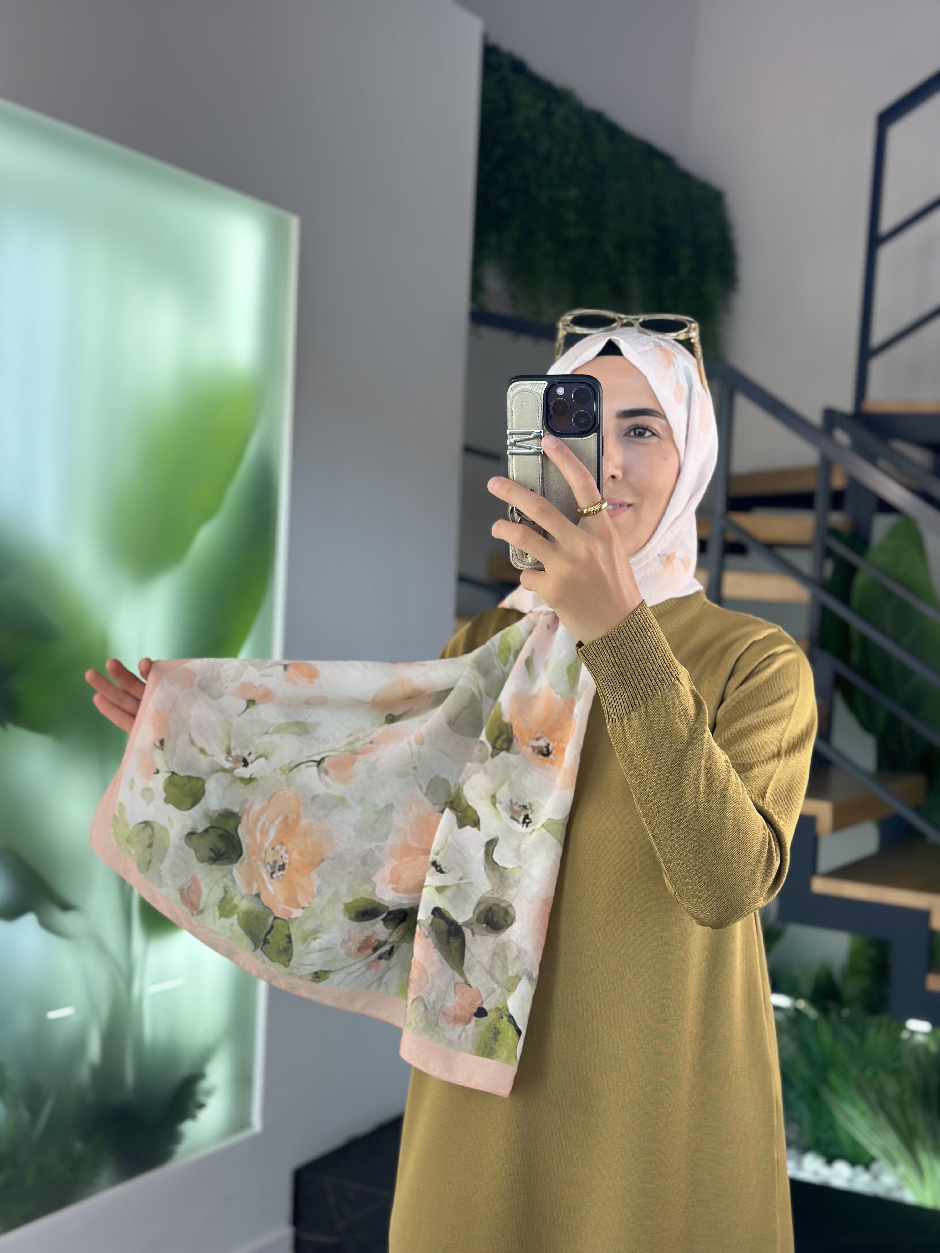 Pamila Viskon Şal Somon