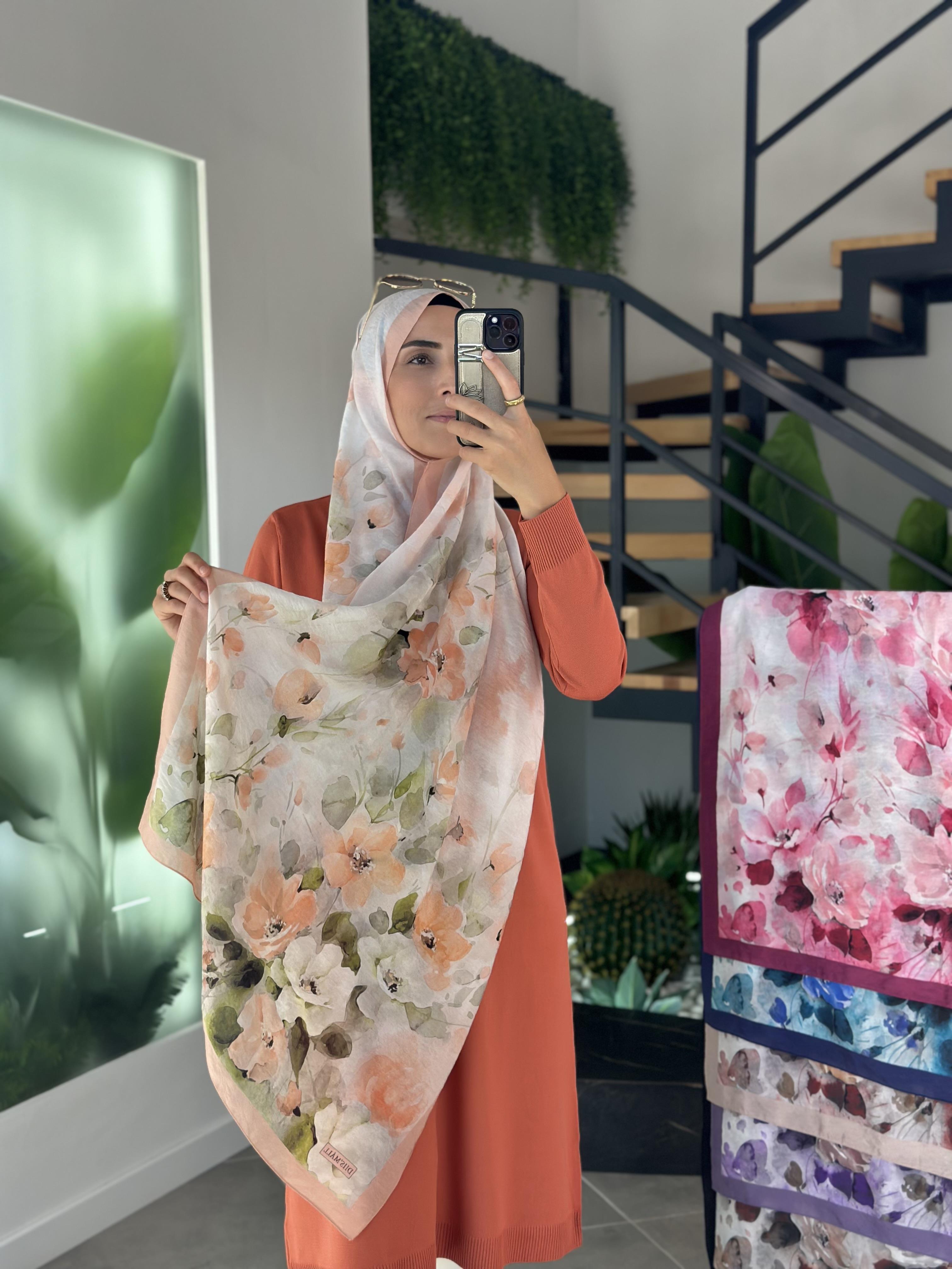 Pamila Viskon Şal Somon