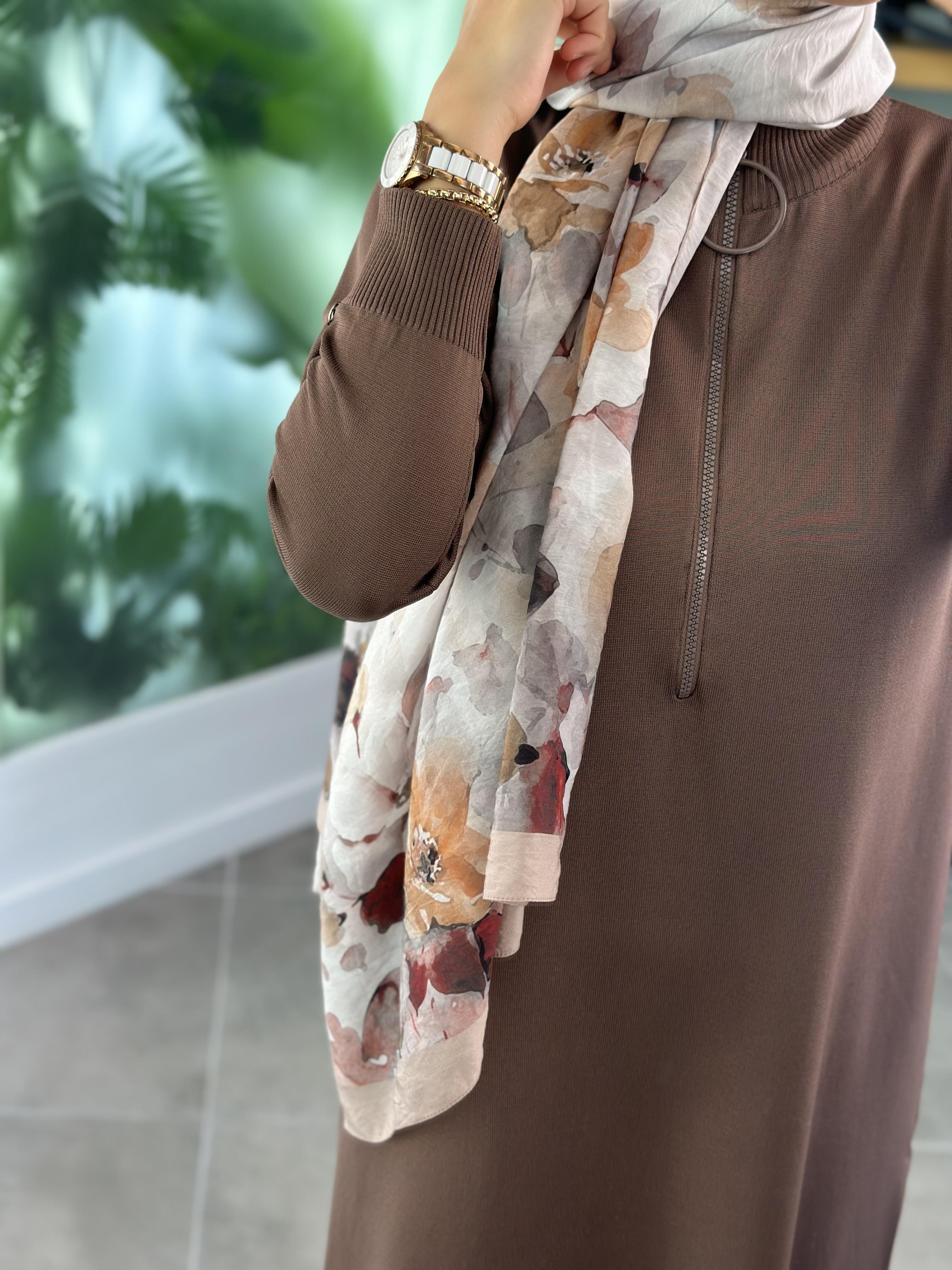 Pamila Viskon Şal Vizon