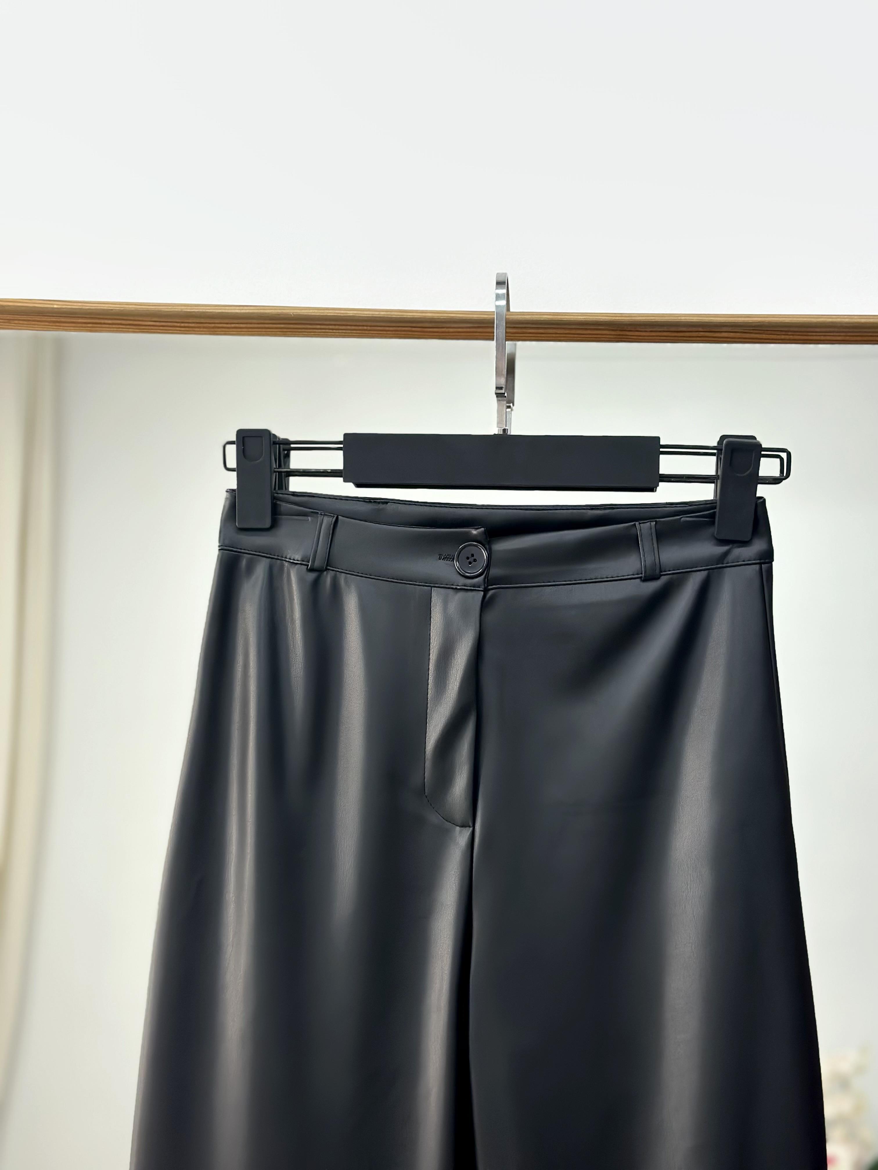 Rahat Paça Deri Pantolon