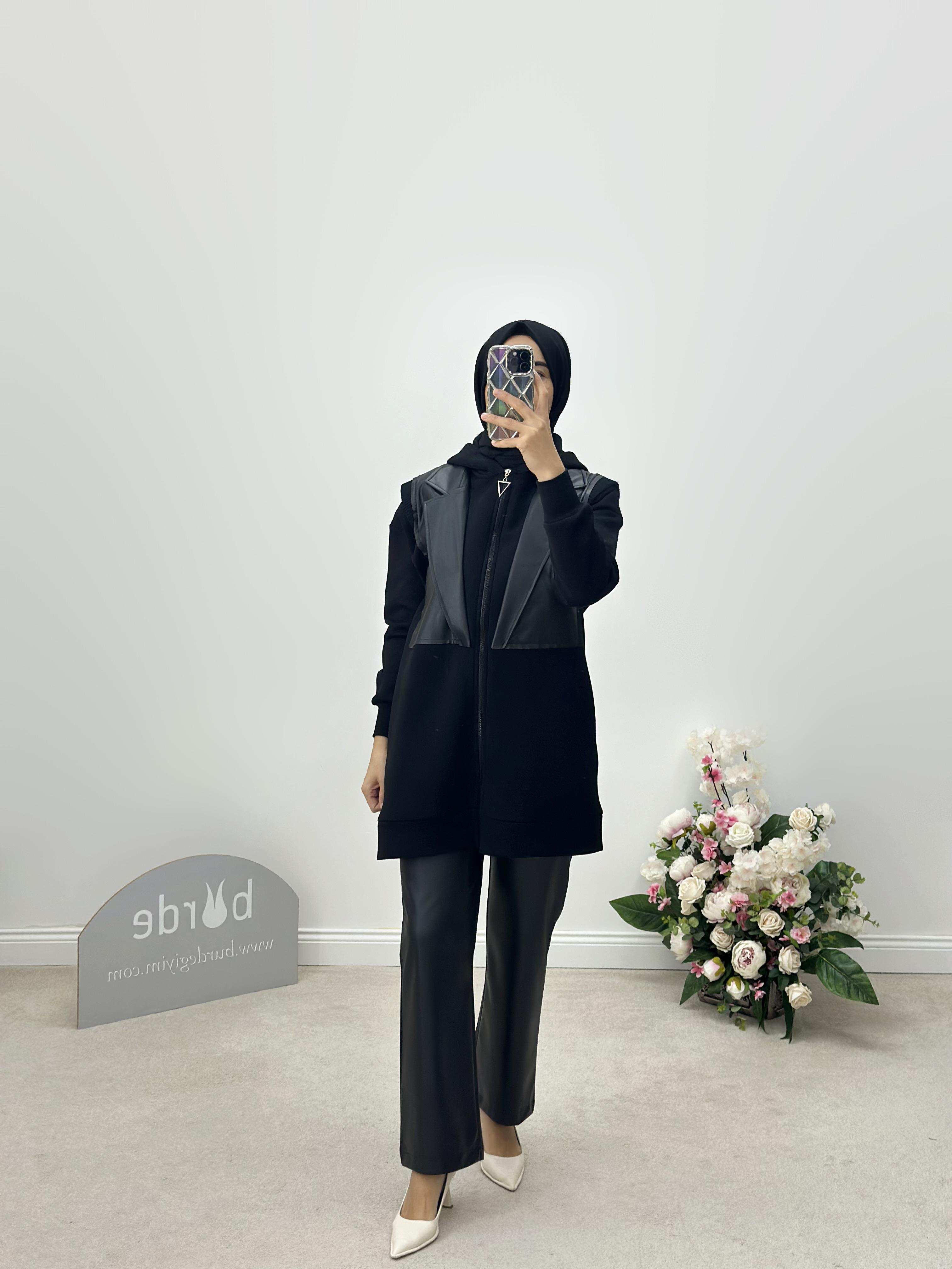 Rahat Paça Deri Pantolon