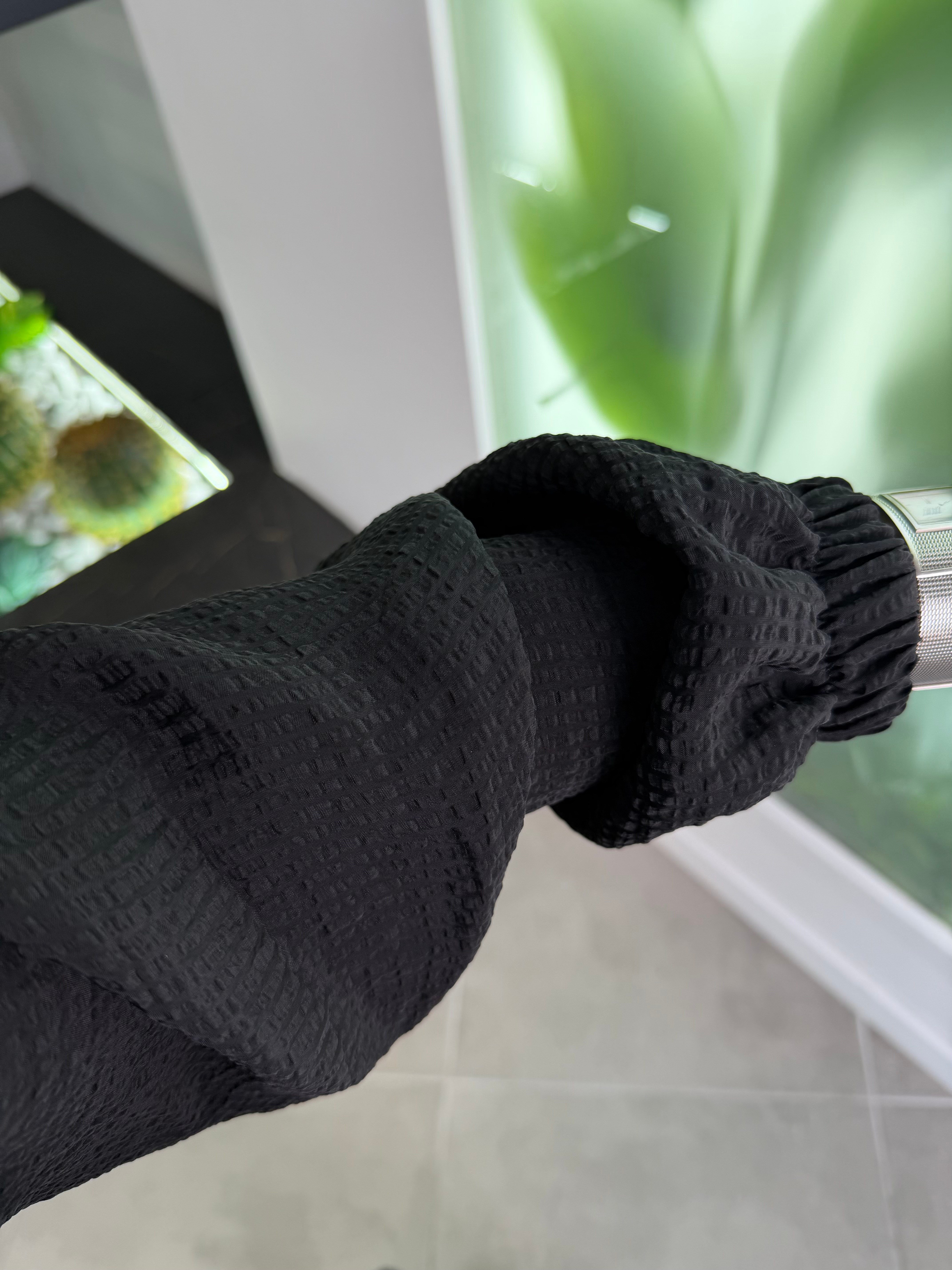 Siyah Renk Mini Ceketli Elbise