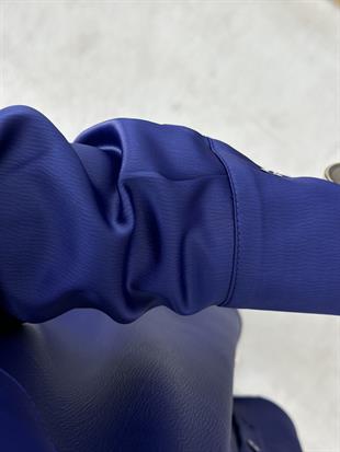 Armine Collection Chanel Saten Gömlek 24KD9240 Lacivert 