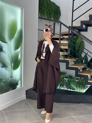 Armine Collection Körük Cepli Pantolon 25Y2823 Kahverengi  