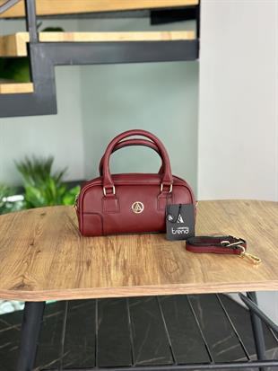 Armine Trend Dikdörtgen El Ve Omuz Çantası ARM152 Bordo