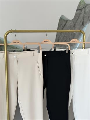 Armine Trend Dar Paça Pantolon 25YT228 Ekru 