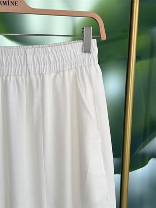 Armine Trend Düğme Detaylı Pantolon 26YT6182-2 Ekru