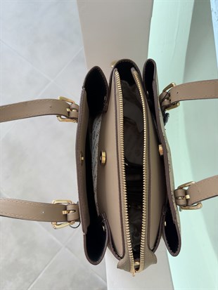 Armine Trend El Ve Uzun Askılı Omuz Çantası ARM170 Vizon