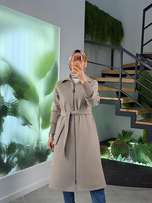 Armine Trend Fermuarlı Kaşe 25KT709 Vizon