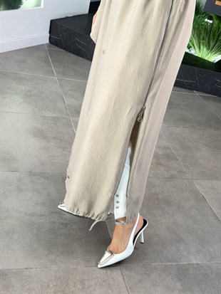 Armine Trend File Ve Fermuar Detaylı Giyçık 26YT702-1 Taş