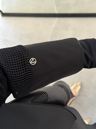 Armine Trend File Ve Kuş Gözü Detaylı İkili Takım 26Yt669 Siyah