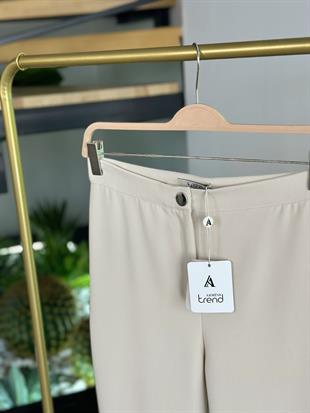 Armine Trend İspanyol Paça Pantolon 25KT204 Bej