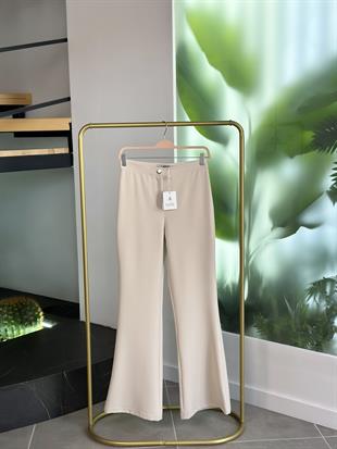 Armine Trend İspanyol Paça Pantolon 25KT204 Bej