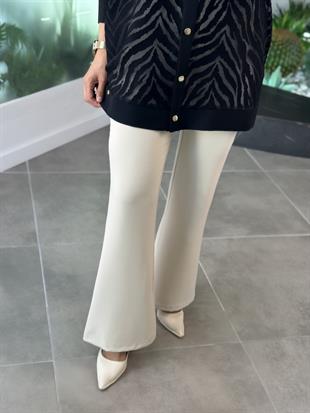 Armine Trend İspanyol Paça Pantolon 25KT204 Bej