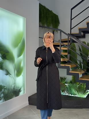 Armine Trend Kapitone Dikişli Giyçık 26YT529 Siyah