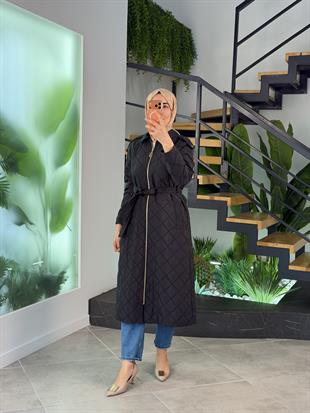 Armine Trend Kapitone Dikişli Giyçık 26YT529 Siyah
