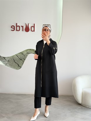 Armine Trend Kolları Halka Detaylı Giyçık 26YT516 Siyah