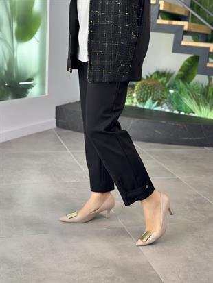 Armine Trend Simli Tüvit Ceketli Takım 25KT612 Siyah