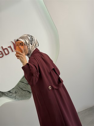 Armine Trend Sırtı Kemer Detaylı Giyçık 26YT510 Bordo