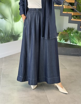 Armine Trend Tensel Kumaş PantolonluTakım 26YT6104 Lacivert