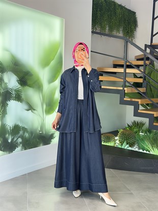 Armine Trend Tensel Kumaş PantolonluTakım 26YT6104 Lacivert