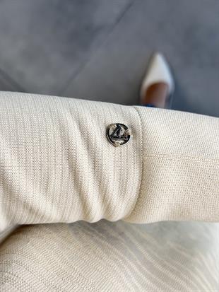 Armine Trend Zebra Desen Merserize Tunik 25YTD4114 Taş