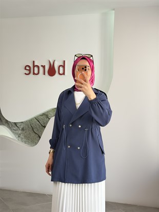 Beli Tünelli Bomber Ceket
