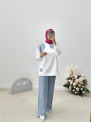 Paçası Püsküllü Bol Paça Jean