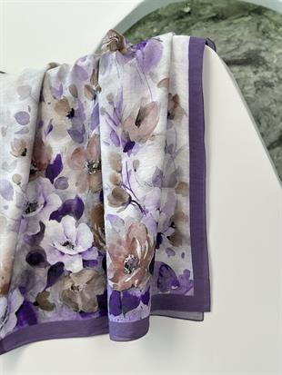 Pamila Viskon Şal Leylak