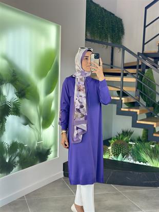 Pamila Viskon Şal Leylak