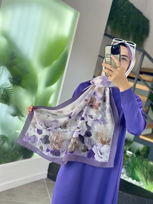 Pamila Viskon Şal Leylak